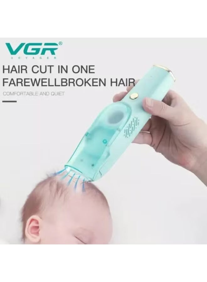 في جي آر ماكينة حلاقة أطفال VGR V-151 مع نظام شفط، قابلة للشحن USB، مقاومة للماء IPX7 - Image 5